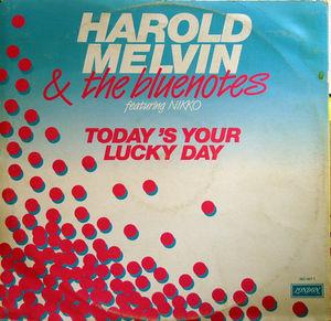 Back Cover Single Harold Melvin & The Blue Notes - Today's Your Lucky Day