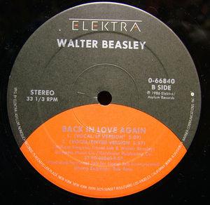Back Cover Single Walter Beasley - Back In Love Again