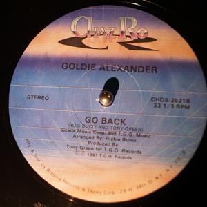 Back Cover Single Goldie Alexander - Show You My Love