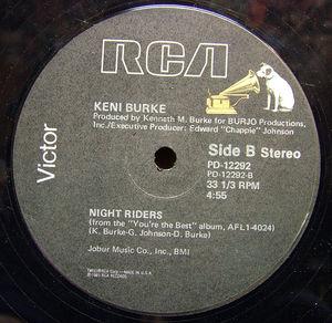 Back Cover Single Keni Burke - You're The Best