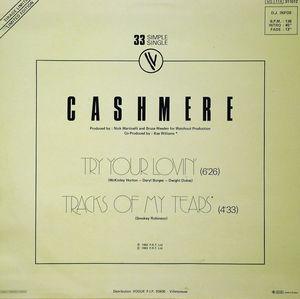 Back Cover Single Cashmere - Try Your Lovin