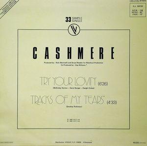 Back Cover Single Cashmere - Try Your Lovin