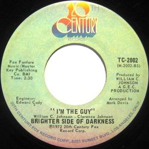 Back Cover Single Brighter Side Of Darkness - Love Jones