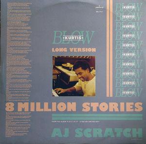 Back Cover Single Kurtis Blow - 8 Million Stories