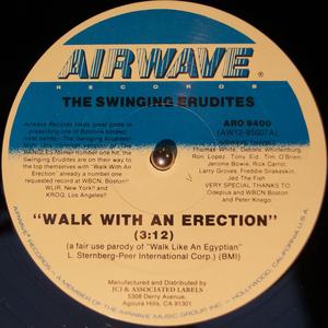 Back Cover Single The Swinging Erudites - Walk With An Erection