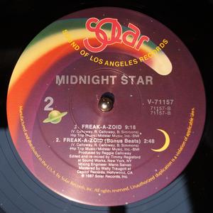 Back Cover Single Midnight Star - Freak-A-Zoid