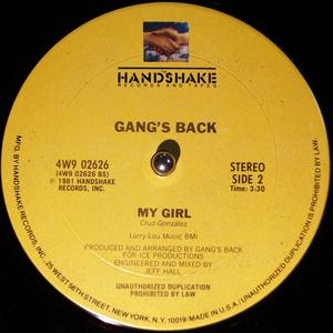 Back Cover Single Gang's Back - Hot Fun