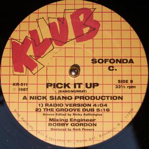 Back Cover Single Sofonda C. - Pick It Up