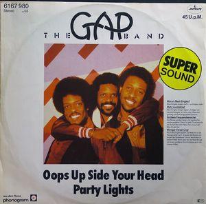 Back Cover Single The Gap Band - Oops Up Side Your Head