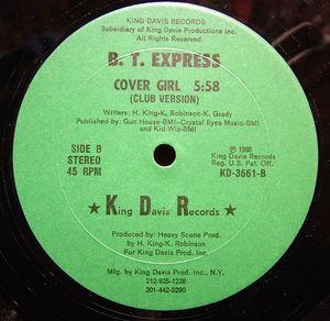 Back Cover Single B.t. Express - Cover Girl