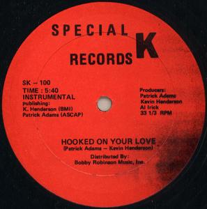 Back Cover Single Lisa Richards - Hooked On Your Love
