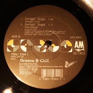 Back Cover Single Groove B Chill - Swingin' Single