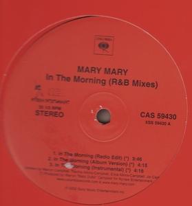 Back Cover Single Mary Mary - In The Morning (R&B Mixes)