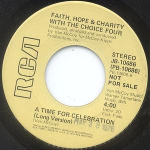 Back Cover Single The Choice Four - A Time For Celebration