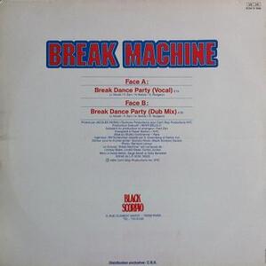 Back Cover Single Break Machine - Break Dance Party (Vocal)