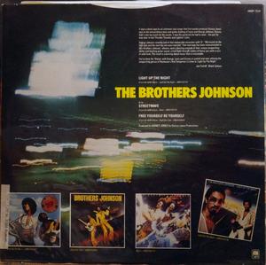 Back Cover Single The Brothers Johnson - Light Up The Night