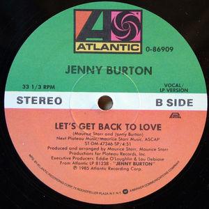 Back Cover Single Jenny Burton - Bad Habits