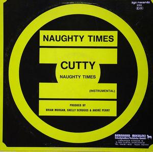 Back Cover Single Cutty - Naughty Times