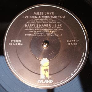 Back Cover Single Miles Jaye - I've Been A Fool For You