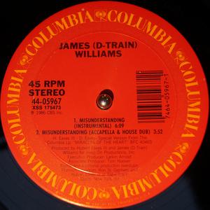 Back Cover Single James 'd-train' Williams - Misunderstanding