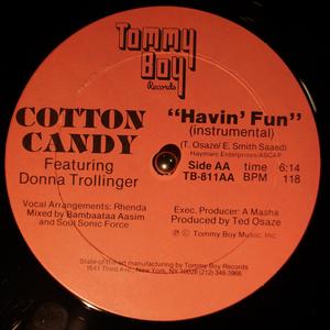 Back Cover Single Candy Cotton - Havin' Fun