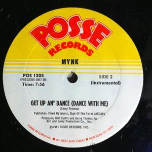 Back Cover Single Mynk - Get Up And Dance (Dance With Me)