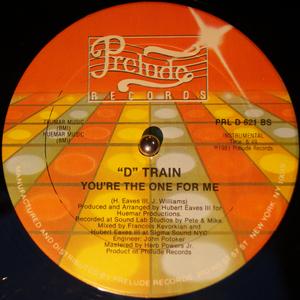 Back Cover Single D-train - You're The One For Me