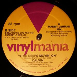 Back Cover Single Calvin - Time Keeps Movin' On