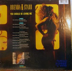 Back Cover Single Brenda K. Starr - You Should Be Loving Me