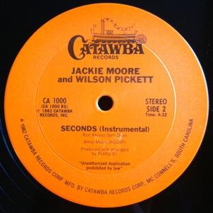 Back Cover Single Jackie Moore - Seconds feat wilson pickett