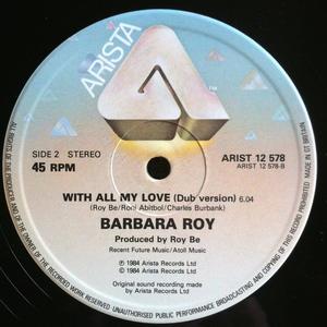 Back Cover Single Barbara Roy - With All My Love
