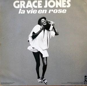Back Cover Single Grace Jones - La Vie En Rose