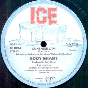 Back Cover Single Eddy Grant - Walking On Sunshine