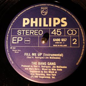 Back Cover Single The Bang Gang - Fill Me Up
