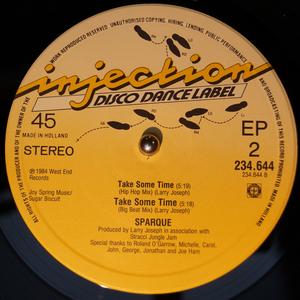 Back Cover Single Sparque - Take Some Time