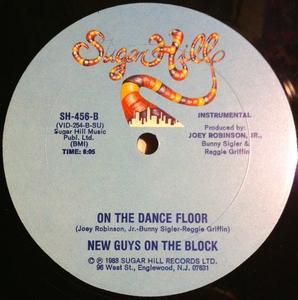 Back Cover Single New Guys On The Block - On The Dance Floor