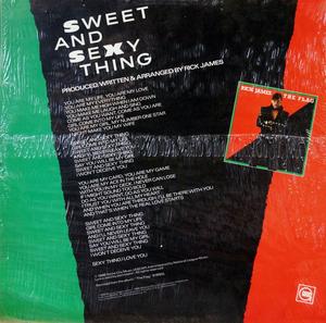 Back Cover Single Rick James - Sweet And Sexy Thing