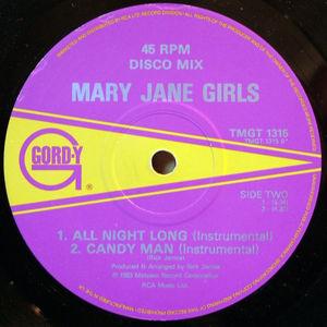 Back Cover Single Mary Jane Girls - Boys