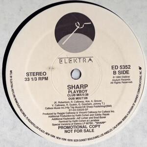 Back Cover Single Sharp - Playboy (Edit Of LP Version)