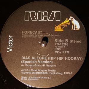 Back Cover Single Forecast - Happy Days (hip Hop Hooray)