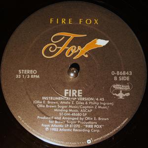 Back Cover Single Fire Fox - Fire