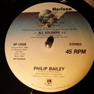 Back Cover Single Philip Bailey - Thank You