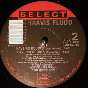 Back Cover Single Travis Fludd - Have No Doubts