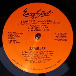 Back Cover Single Jamillah - Stand Up (In Love's Defense)