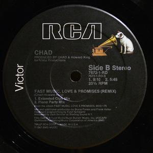 Back Cover Single Chad - Fast Music, Love & Promise