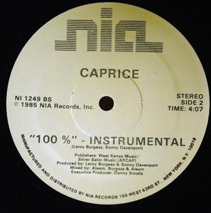 Back Cover Single Caprice - 100%