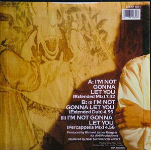 Back Cover Single Colonel Abrams - I'm Not Gonna Let You