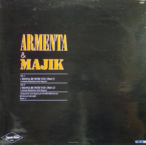 Back Cover Single Armenta & Majik - I Wanna Be With You