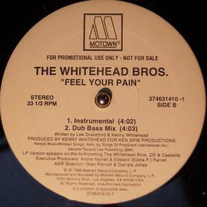 Back Cover Single Whitehead Bros. - Feel Youl Your Pain