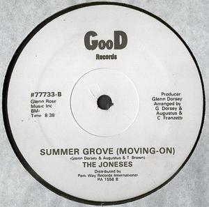 Back Cover Single The Joneses - Summer Groove